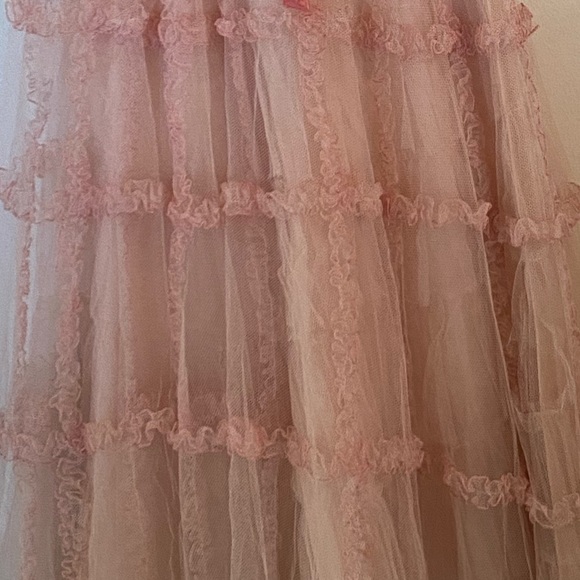 Vintage 1950’s Prom Dress Strapless Bustier - Picture 5 of 6